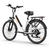 URLIFE E26 Urban Commuting E-Bike With TowSeat 36V13Ah Battery 350W Motor Eiectric Bike 26 Inch City Fat Tire Electric Bicycle