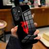 Чехол для телефона Флаг Албании для Samsung A25 A13 A33 5G A54 A36 A35 A56 A52 A14 Ударопрочный Стеклянный Чехол