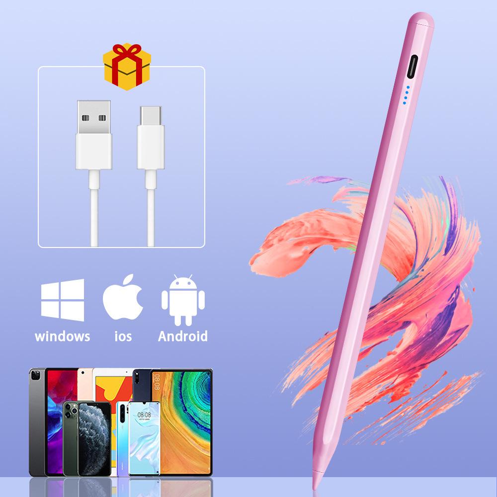 Емкостный стилус для iPad, совместимый с Apple Pencil, с магнитной зарядкой