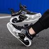Unisex Sports Shoes Children Luminous Sports Shoes Thick Bottom Fashionable Boys Sports Shoes Rotating Button Girls Sports Shoes
