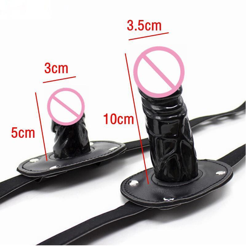 Кожаный силиконовый кляп для рта и пениса с замком, фетиш SM, ограничения для бондажа, оральный фаллоимитатор, заглушка для пары, секс-игры, секс-игрушки