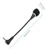 Metal Computer Microphone Double Channel Auditory Input For Online Meeting Podcast Gaming 3.5mm Port Wide Compatibility