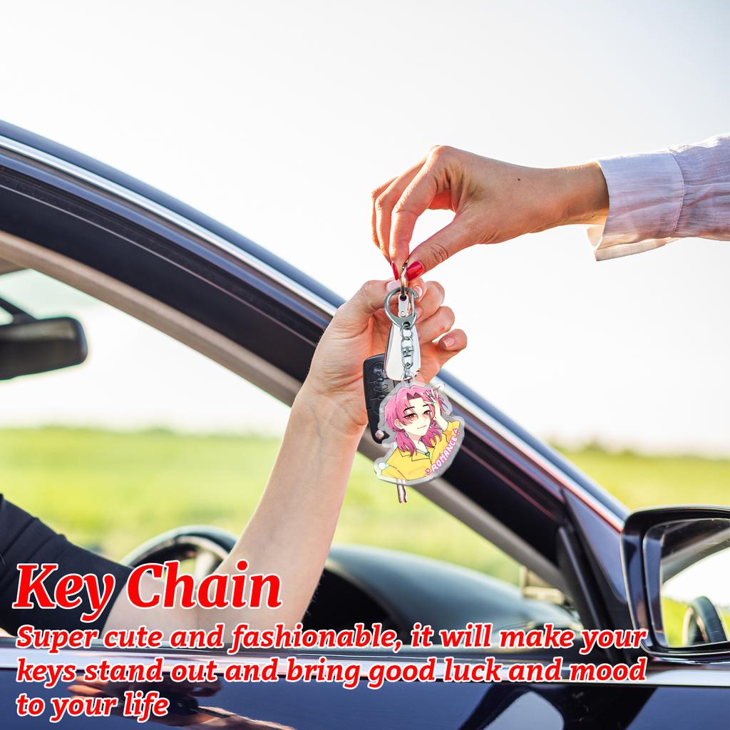 Акриловый брелок-подвеска – Милый декоративный подарок для студенческих рюкзаков