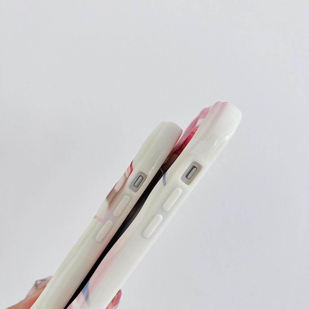 Милый силиконовый чехол для Xiaomi Redmi Note 12 11 Pro itel A60 S23 Oppo A78 A58 A38 iPhone 15 14, чехол с рисунком розы, мягкий бампер из ТПУ