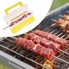 Большая форма для шампуров для кебаба Форма для гриля BBQ Легкий формирователь мяса для приготовления на открытом воздухе Барбекю Кемпинг