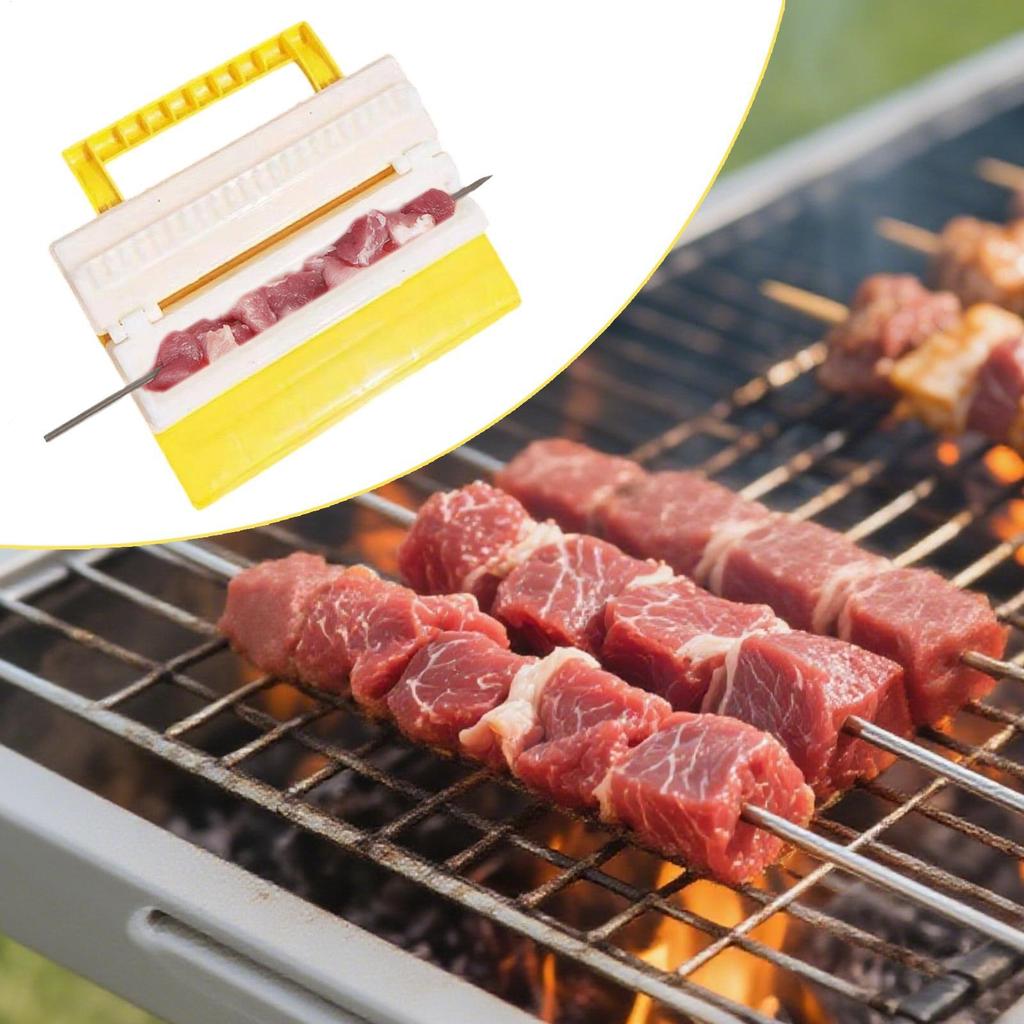 Большая форма для шампуров для кебаба Форма для гриля BBQ Легкий формирователь мяса для приготовления на открытом воздухе Барбекю Кемпинг