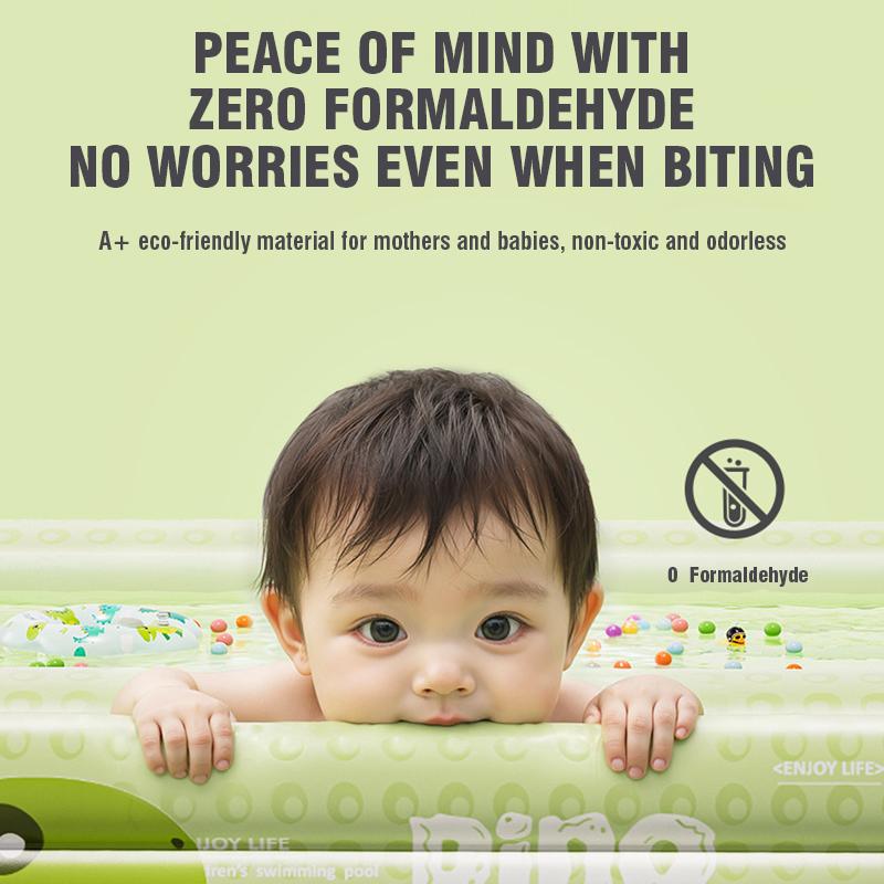 Нетоксичный надувной бассейн для плавания 1,5-2,6 м из ПВХ, детский, милый, для дома, на улице, большой бассейн для семьи, для заднего двора, для малышей, в помещении, ванна