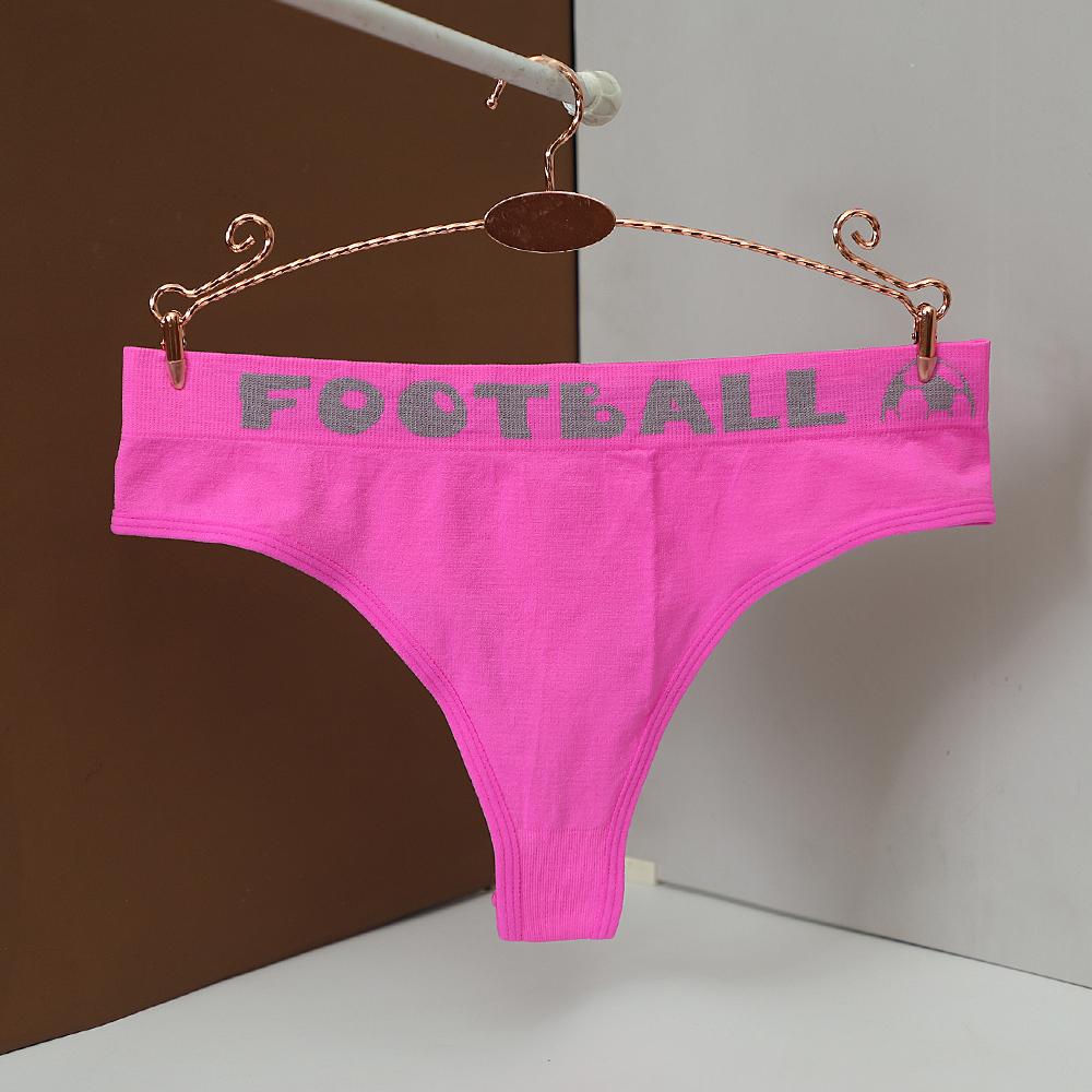 Women's Sports Panties Underwear Seamless Letter Thongs Low Waist  Sexy Comfortable Female G-String 203