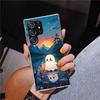 Милый Хэллоуинский Чехол-Призрак для Телефона Samsung Galaxy S26 S25 Edge S23 S24 Ultra S22 Plus S21 S20 FE Уникальный Чехол Мягкий Корпус Galaxy