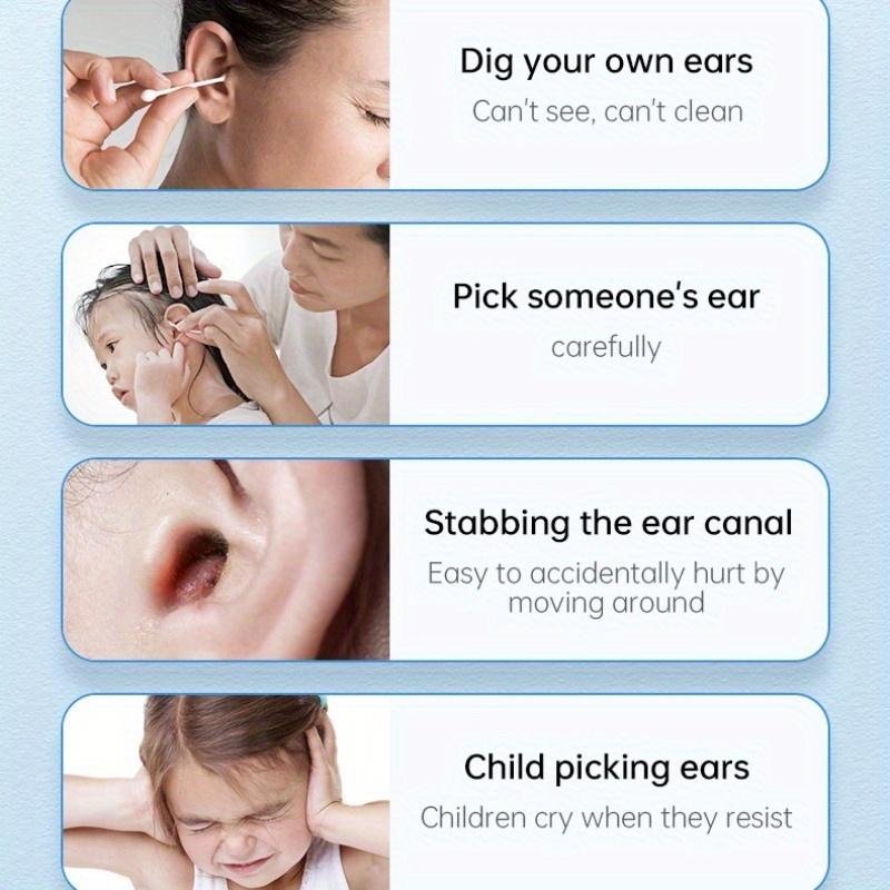 Визуальный очиститель ушей с камерой Отоскоп для удаления ушной серы USB-зарядка 8-мегапиксельный инструмент для эндоскопа Earpick Мини-камера Набор инструментов для ухода за здоровьем