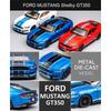 1/32 High Simulation Supercar Ford Mustang Shelby GT350 Car Model Alloy Pull Back Kid Toy Car 4 Open Door Children's Gifts GT500