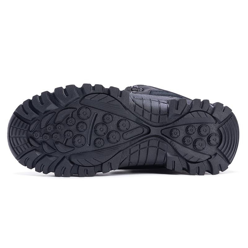 Мужские зимние ботинки для снега, теплые и нескользящие походные ботинки, новые мужские спортивные ботинки для походов и рыбалки на открытом воздухе с флисом