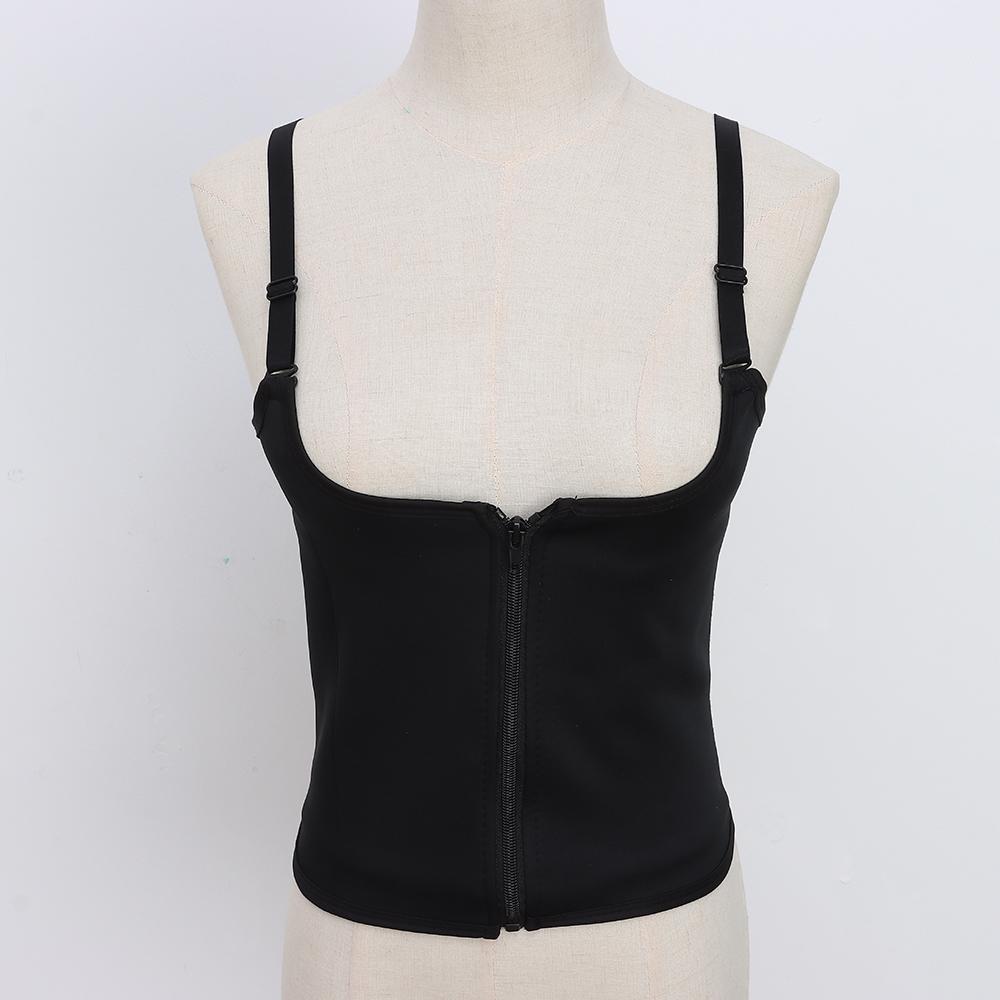 Практичный женский жилет на молнии, пояс для похудения, женский тренажер для талии, корректор фигуры, корсет, утягивающий пояс