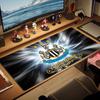 Custom Name Newcastle United Print  Cushion Non-slip Laptop Tablet Big Mousepad XXL Mat Mini PC Playmat With Lock edge