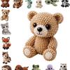 Cute Diy Handmade Colorful Beaded Animal Figurines Material Kit Perfect For Home Desktop Decor Ideal Gifts For Craft Lovers