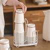 Disposable Cup Holder Paper Cup Dispenser Iron Art Durable Cup Storage Rack for Countertops Kitchen Coffee Stations Multifunctional Cup Organizer