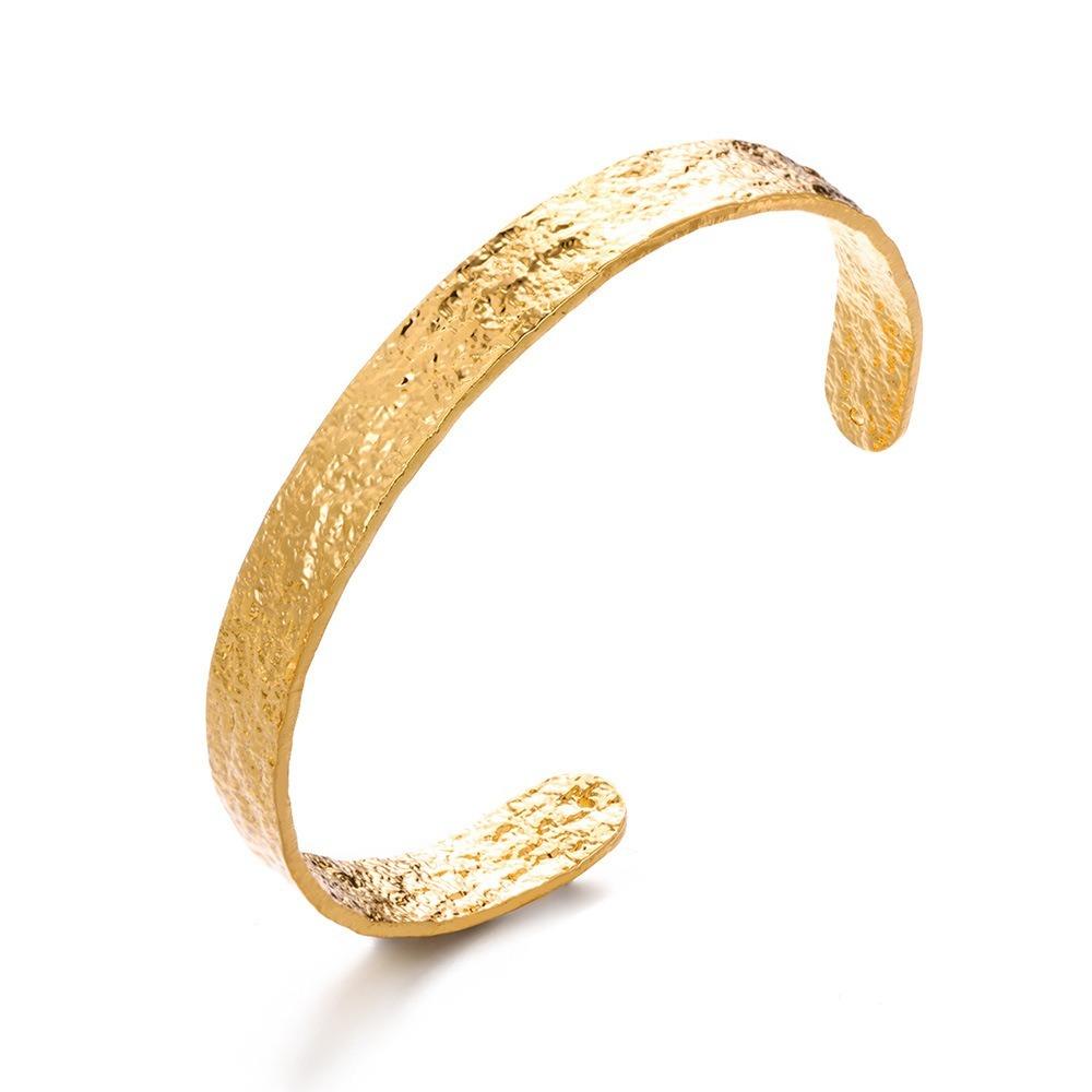 Flower Chunky Cuff Bangle Gold Color Open Cuff Bangle Flower Cuff Bangle Party Accessories Gifts