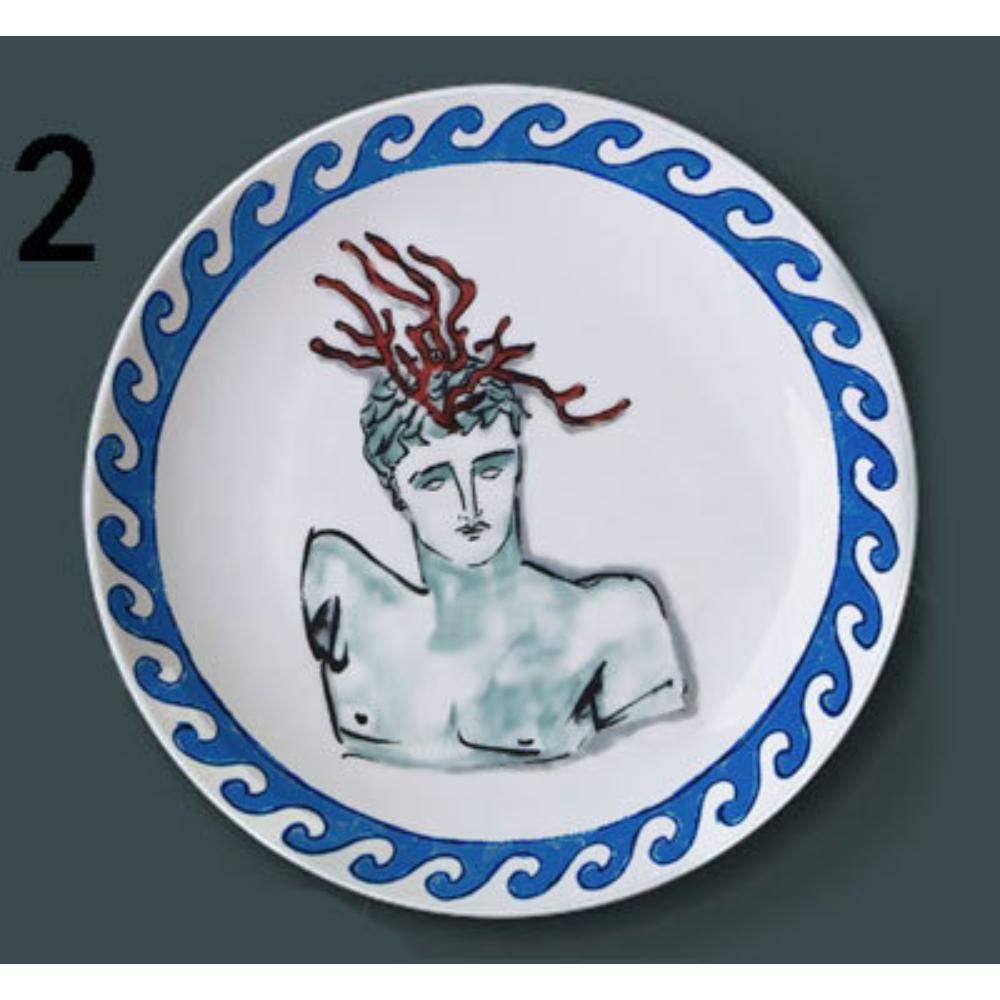 8'' Итальянская керамическая тарелка Ginori 1735 Neptune Journey для настенного декора для гостиной, спальни