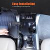 Для Toyota Prado 120 FJ120 2003-2009 ABS Черный Автомобильный Центральный Органайзер для Хранения левая сторона Ящик для Хранения Многофункциональный Ящик для Хранения Аксессуары