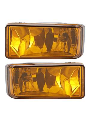 Пара передних противотуманных фар с лампочками для Chevy Silverado 2007-2013 с желтыми линзами