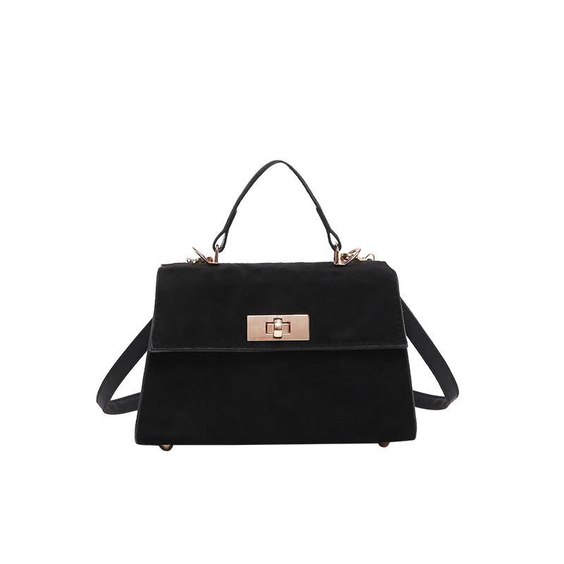 Fashion Messenger Bag, Simple Commuter Bag, Trendy Solid Color Shoulder Bag, Retro Small Square Bag.