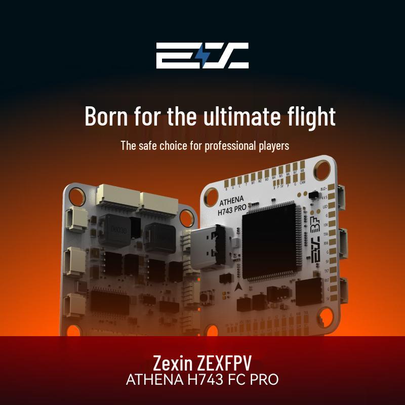 Полетный контроллер ZEXFPV ATHENA H743 Pro для FPV-дронов