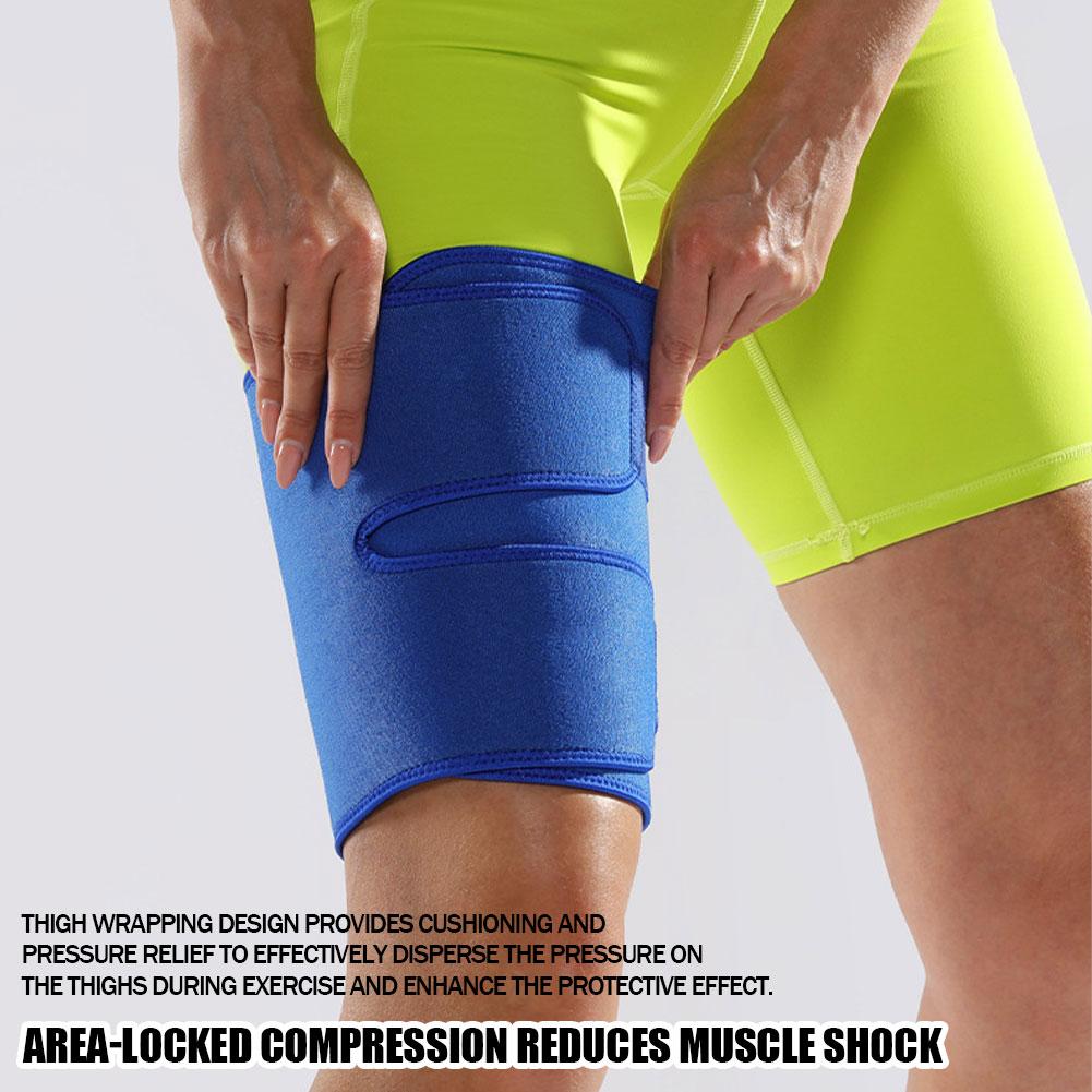 Регулируемый бандаж для бедра, компрессионный рукав для подколенного сухожилия, 1 шт., для вытянутых мышц триммера V8Z9