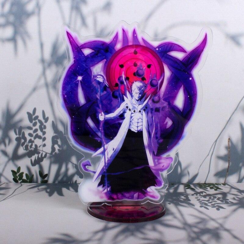 16cm Naruto Uzumaki Naruto Uchiha Sasuke Obito Itachi Madara Kakashi Anime Figures Acrylic Stand Decorations Model Toys