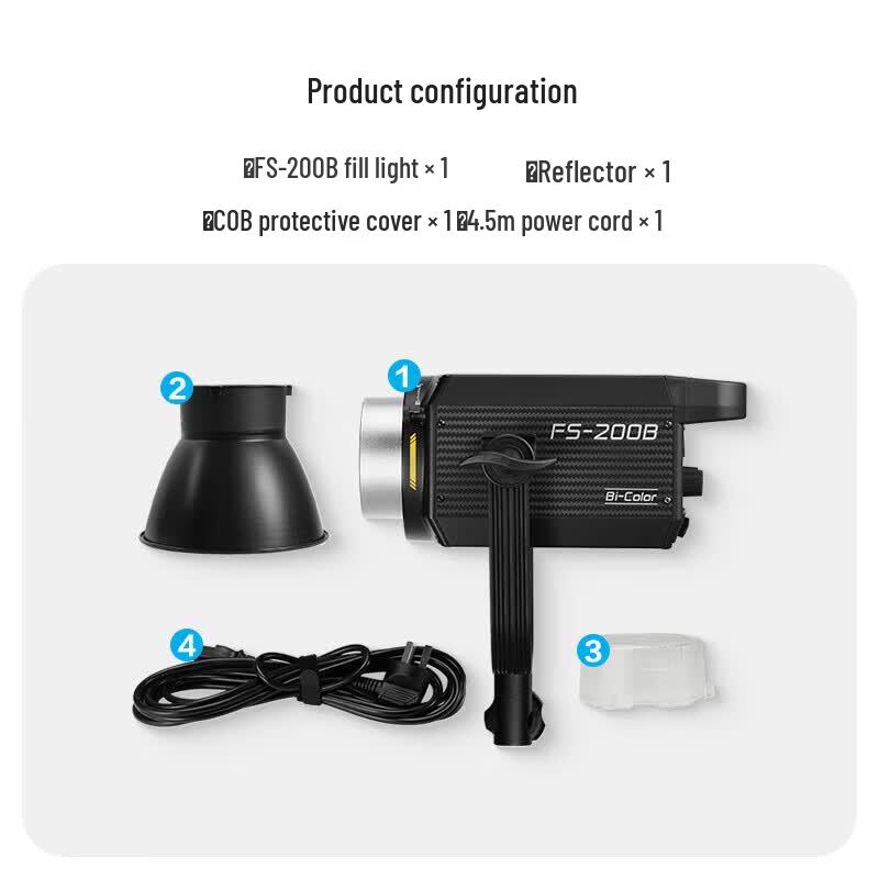 NANLITE FS-200B Bi-Color LED Video Light