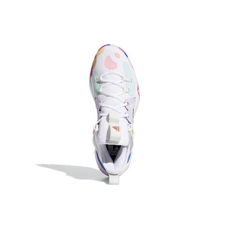 adidas Баскетбольные кроссовки Harden Stepback 2 с круглым носком на шнуровке, износостойкие, с амортизацией, средней высоты, с отскоком, мужские баскетбольные кроссовки H68057