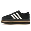 Adidas Кроссовки женские Gazelle Stack Black Cream Gum Core-Black Cream-White JS0239