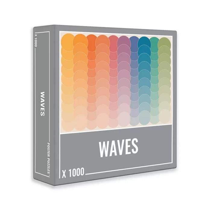 Puzzle 1000 Pièces - Cloudberries - Waves Coloris Unique - Paysage Et Nature - Adulte - Intérieur