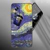 Van Gogh Starry Sky Art Phone Case For Xiaomi Mi 10T 11i 11T Note 10 11 Lite NE F1 POCO F3 M3 X3 GT NFC M4 X4 Pro 5G Black Cover