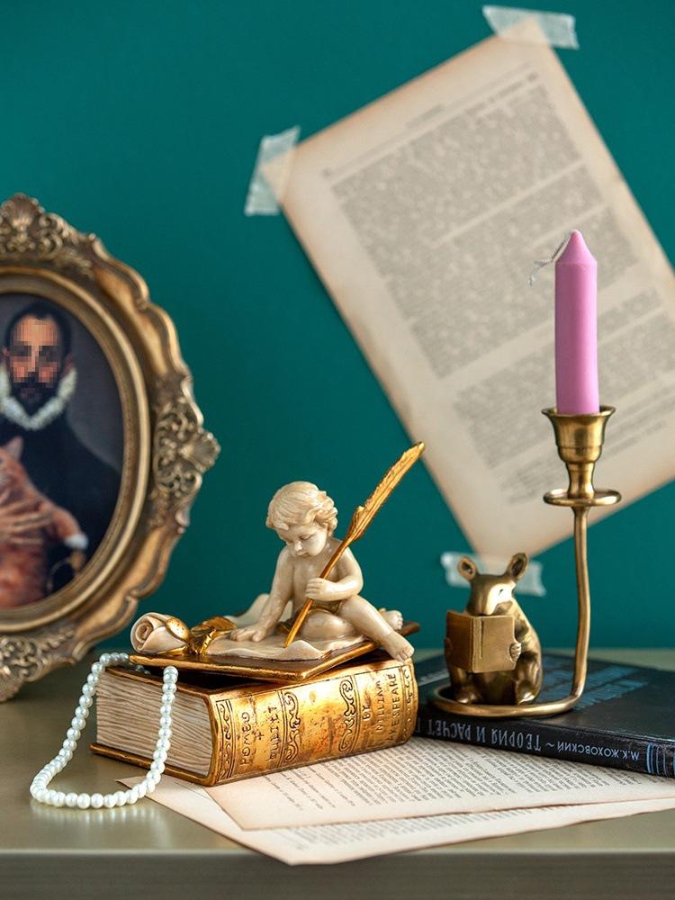 European Style Retro Jewelry Storage Box Creative Desktop Decoration Exquisite Living Room Ornaments Elegant Jewelry Holder