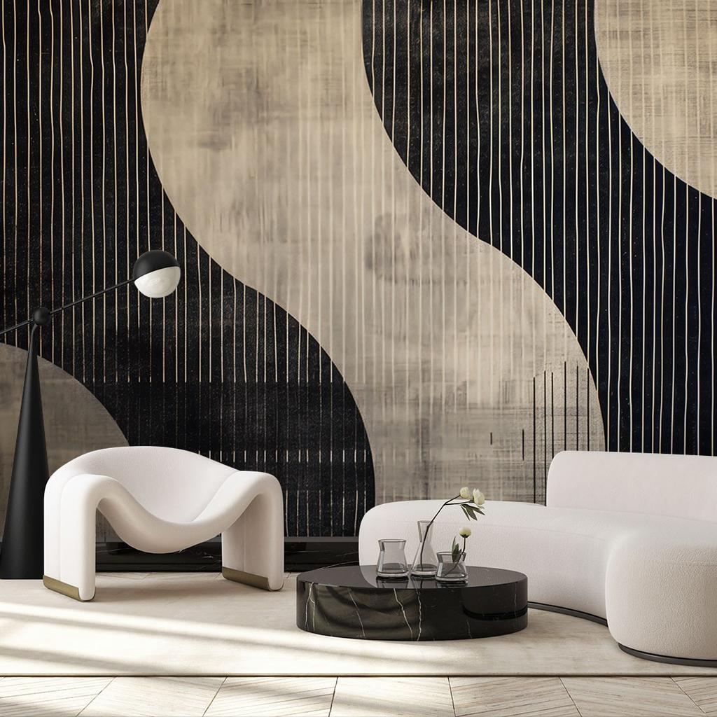 Обои Ретро абстрактные формы