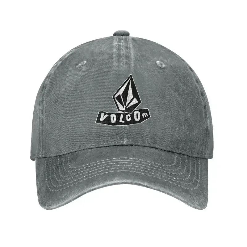 Custom Volcoms Logo Baseball Cap Sports Cotton Snapback Hats Women Unisexs Adjustable Dad Hat