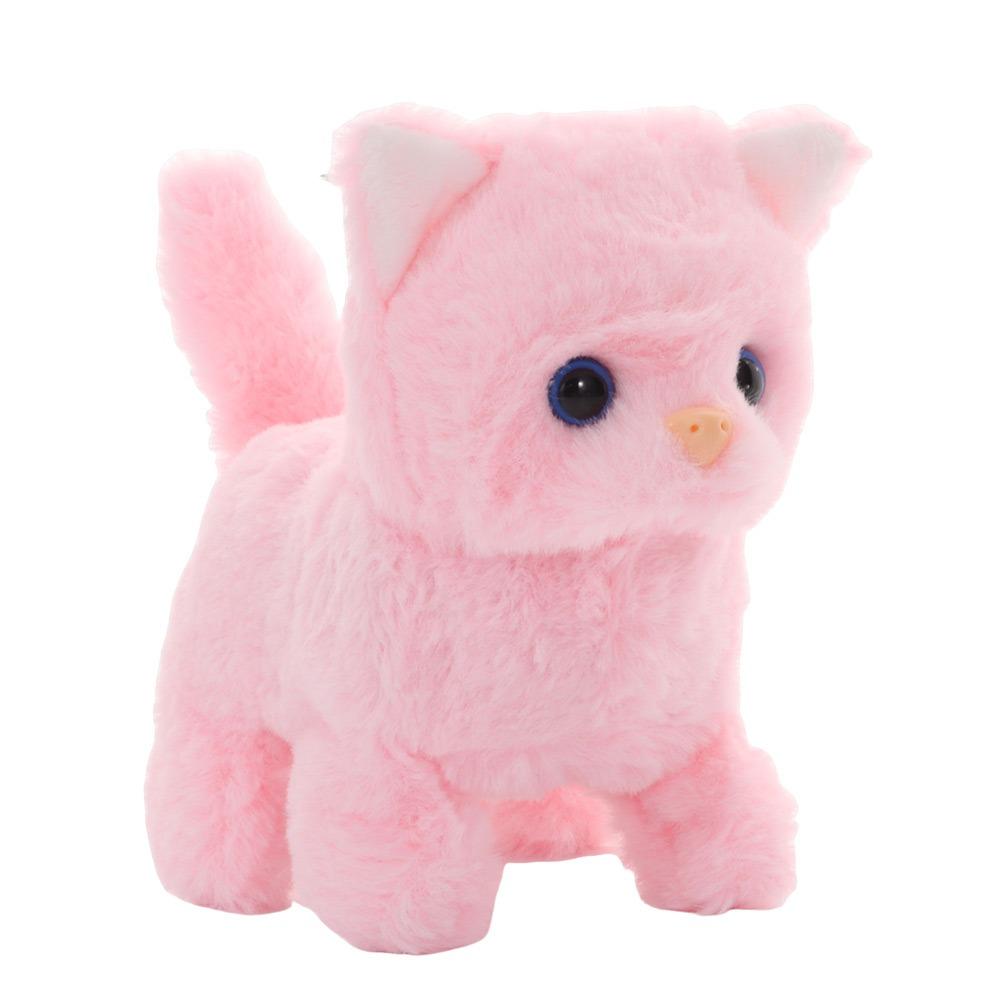 Гуляющий Мой Реалистичный Робот Щенок Плюшевая Ходячая Игрушка Собака Модный Симулированный Щенок для Детей