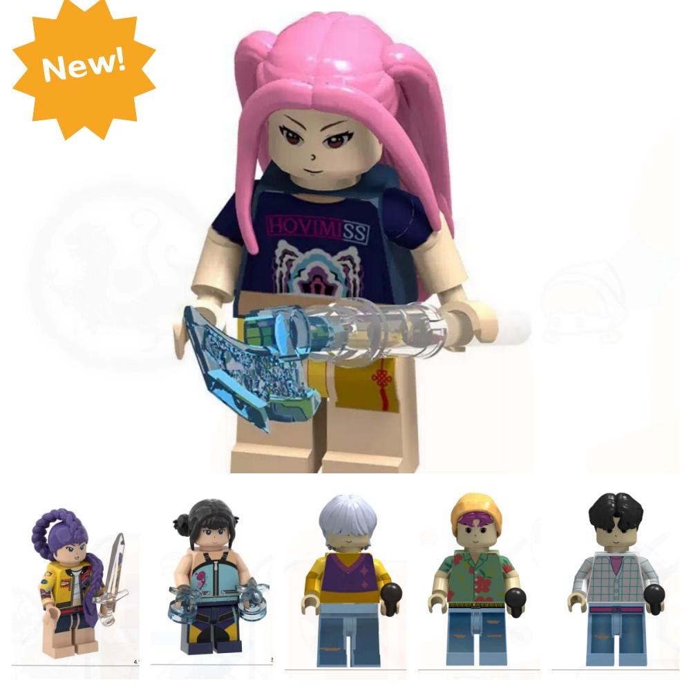 Новый продукт: K-pop Охотники на демонов Конструктор, Кукла-модель для сборки Руми, Игрушка-конструктор