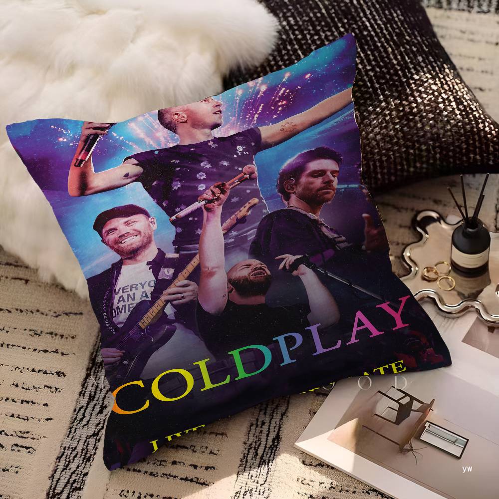 Подушка с изображением Coldplay (Band C) Чехлы для подушек Декор в деревенском стиле Домашние декоративные чехлы для подушек на диван