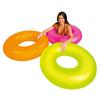 Swimming Ring Inflatable Leakproof Fluorescent Light Neon Light Portable Pool Swim Ring Summer