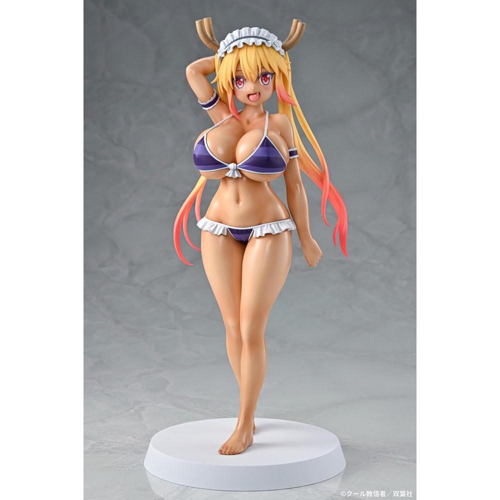 Q-six Kobayashi-san Chi no Maid Dragon Toru Bikini Style Tanned Version 1/7 Scale PVC Figure
