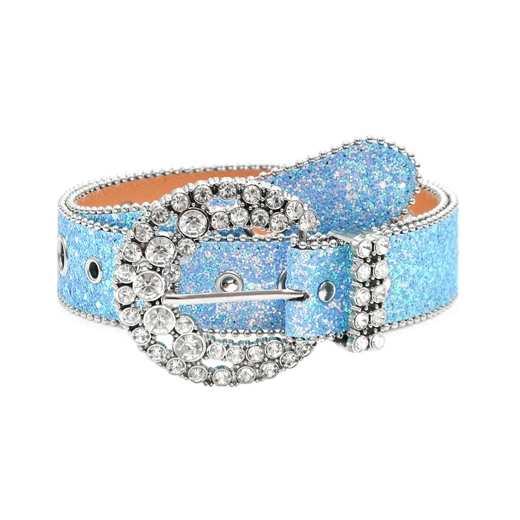 Блестящий поясной ремень для американских уличных танцев, поясной ремень для панков в стиле Livehouse, готическая цепочка на талию, потрясающие стразы