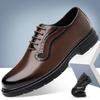 Fashion 2025 Spring New Men's Business Formal Casual Leather Shoes Fashion Solid Color British Korean Brock Wedding Shoes for Men