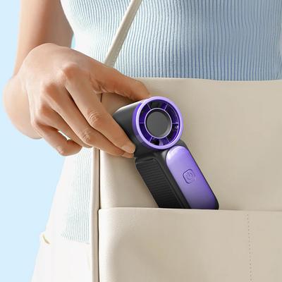 Ручной вентилятор Портативный мини-вентилятор с долговечным аккумулятором USB-зарядка Персональный вентилятор для улицы, путешествий, поездок на работу, офиса Охлаждение Мощный поток воздуха