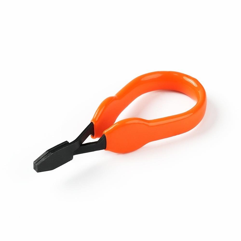 High Carbon Steel Hackle Pliers Hackle Clamp Feather Material Clamp  For Tying Nymph Flies