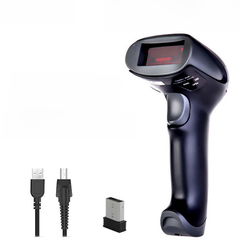 Беспроводной лазерный сканер штрих-кода Xunlei с кронштейном: Совместимость с проводным и QR-кодом для супермаркетов