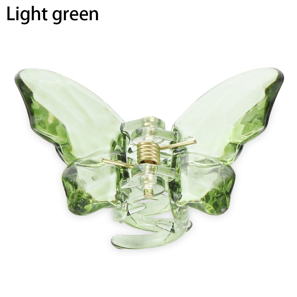 Головные уборы Прозрачный Кристалл Инструменты для укладки Акриловые Заколки для волос Бабочка Зажим для волос Крабы Заколки