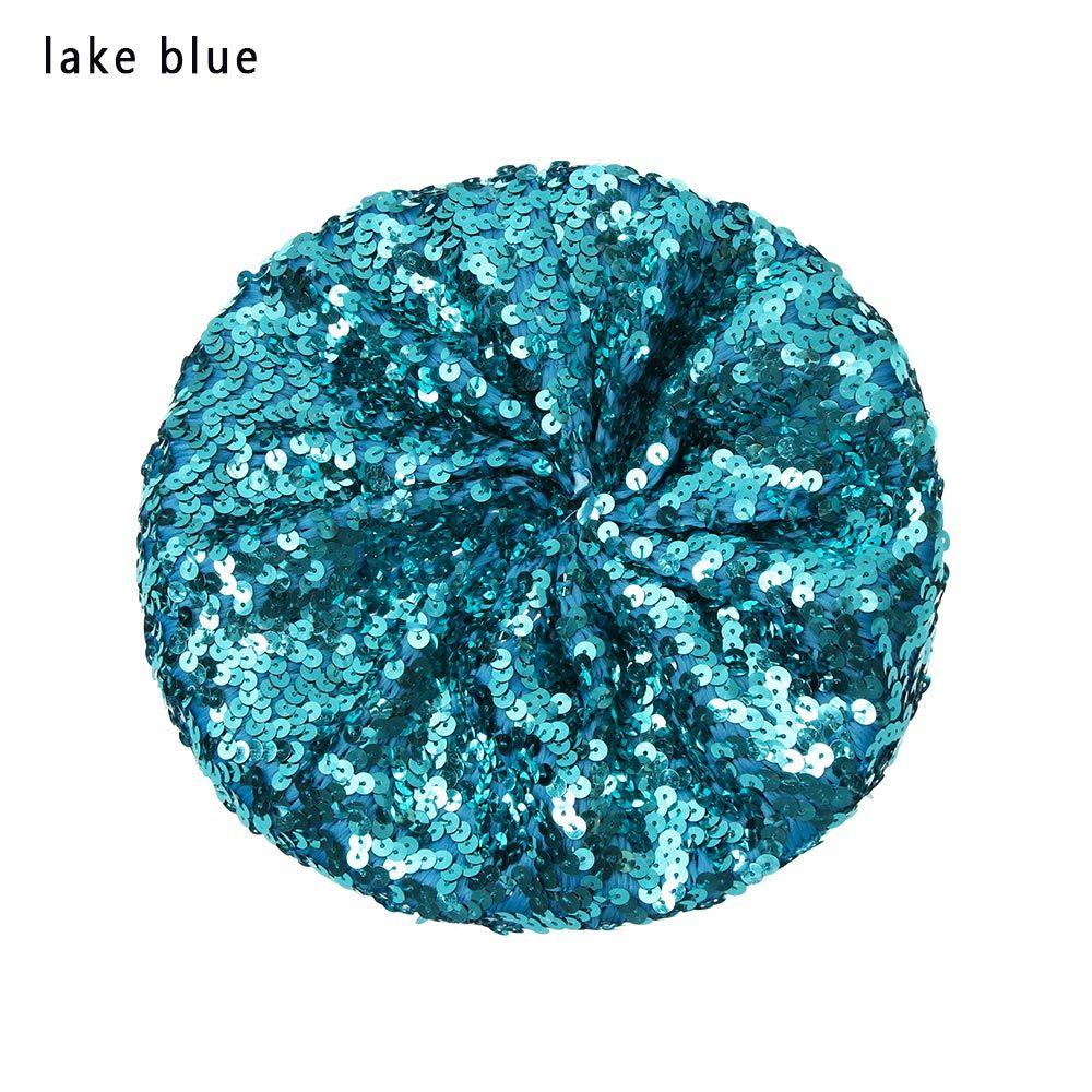 Мода Индивидуальность Блестки Блестки Очаровательная Танцевальная Сцена Кепка Художник Живописец Шляпы Гэтсби Береты