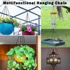 1PC 58cm hot-selling black hanging chain chain, 23-inch hanging pot chain, hanging pot, hanging pot, flower pot hanging chain