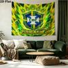 Custom Name Brazil Printed Tapestry – Wall Hanging for Bedrooms, Dorms, and Home Decor